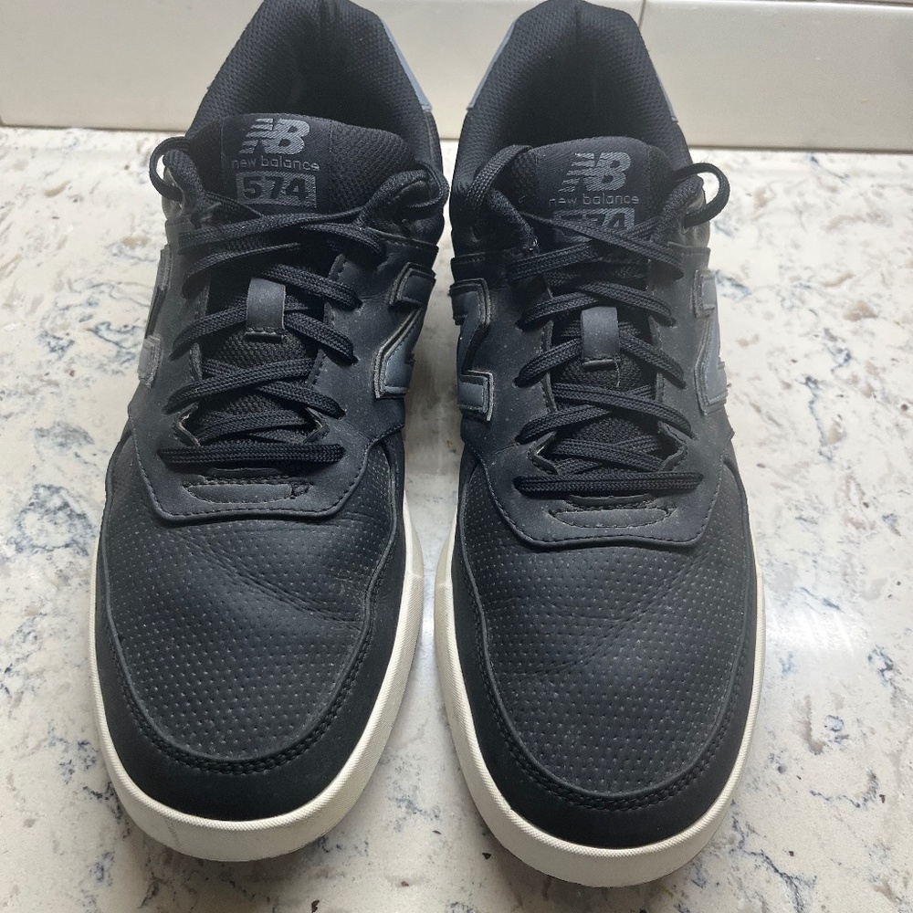 New Balance 574 Golf Shoes, size 11D, Black in very good condition.